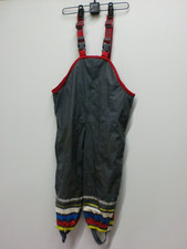graue Matsch Latzhose Gr