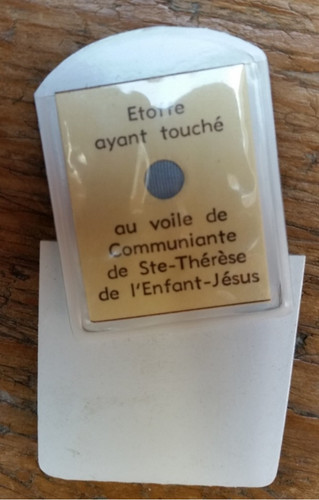 Reliquie stoff berührt - stoff,