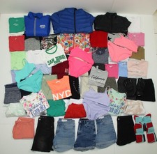 MÄDCHEN BEKLEIDUNGSPAKET Jacken Pullover T-Shirts Hosen Bikinis XS S M 134-170?