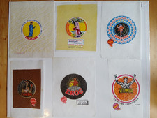 Obst Einwickelpapier, Orangen Papier, Fruit Wrappe Pergament,  Niobe Eros etc