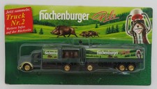GRELL Ho 1/87 Lkw Trailer Lastwagen Magirus Sirius Ovp Hachenburger + Schlagzeug
