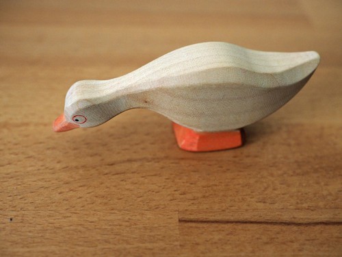 Ostheimer gans holzspielzeug - gans, |