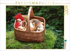 CALVENDO Puzzle Pilzkorb mit