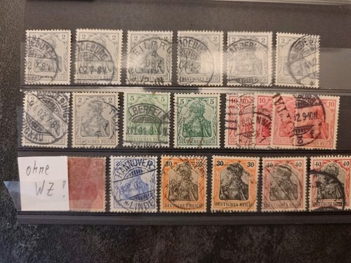 Germania briefmarken ohne - germania,