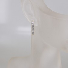 Creolen in 585/14k Gelbgold Weissgold mit 12 Brillanten ca. 0,06 ct W/si