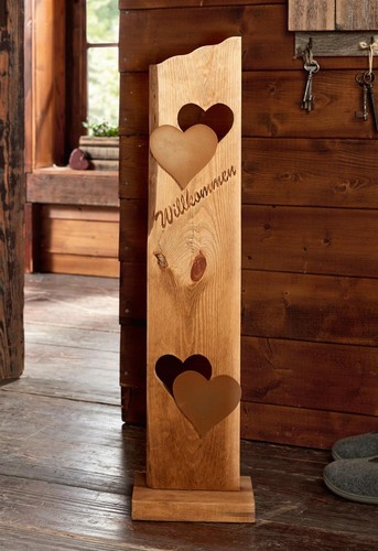Holz deko säule - holz,