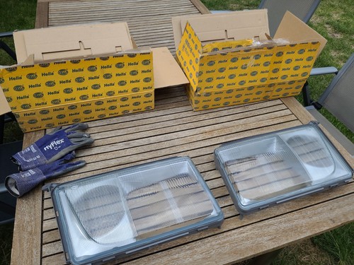 W124 hella scheinwerferglas - w124,