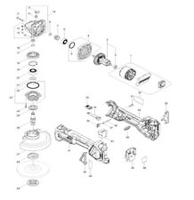 Makita Ersatzteile für DGA511 Akku Winkelschleifer