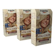 3 x Poly Palette IntensiveHaarfarbe VitalColor 10-11 Silberblond