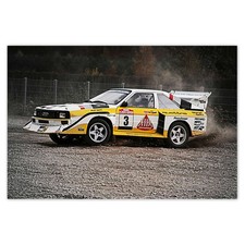 Banner Fahne Audi Quattro