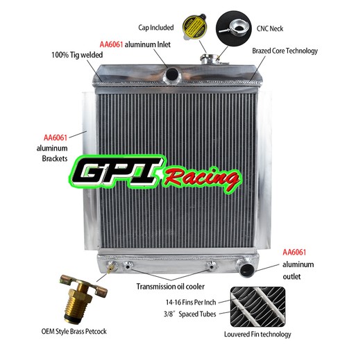 Alu radiator kühler for chevy - for,