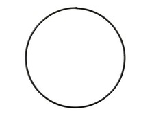 Metallring 40cm schwarz Draht