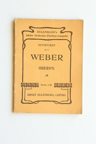 Noten weber ouverture - ,