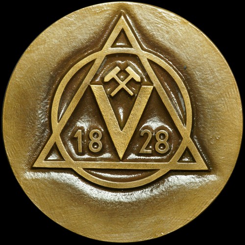 Hüttenwesen bronze medaille - hÜttenwesen:, bronze-medaille