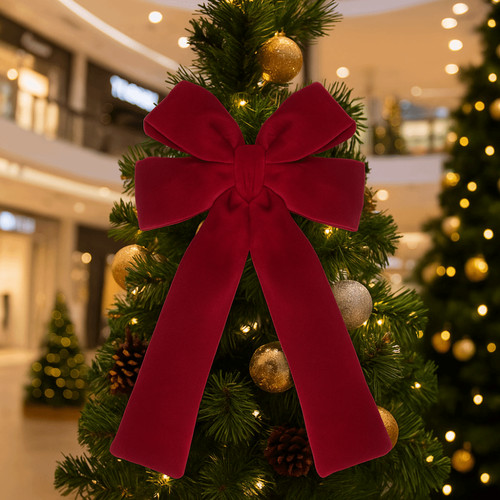 Große weihnachten rot samt - weihnachten,