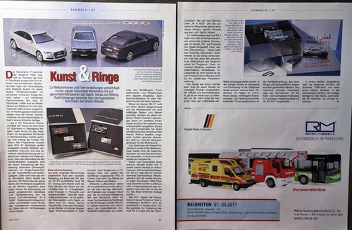 Audi modell sets 87 - in, 1-87