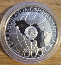 1980 Yugoslavia 1000 Dinara