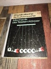 DDR Physikalische Schulversuche Mechanik der festen Körper von Georg Sprockhoff