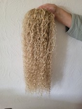 Extensions, Extension Zopf blond lockig, 70 cm