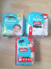 Pampers Baby-dry Pants + Windeln 3 Pakete