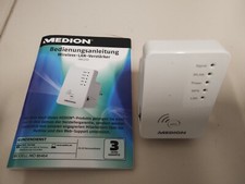 Medion P85250 3in1 wireless N300 Repeater, AP, Bridge(Client) bk