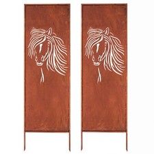 SICHTSCHUTZ 2x - ROST GARTEN