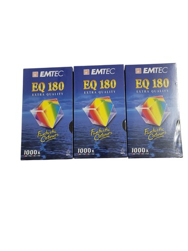 Emtec 180 vhs kassetten - emtec,