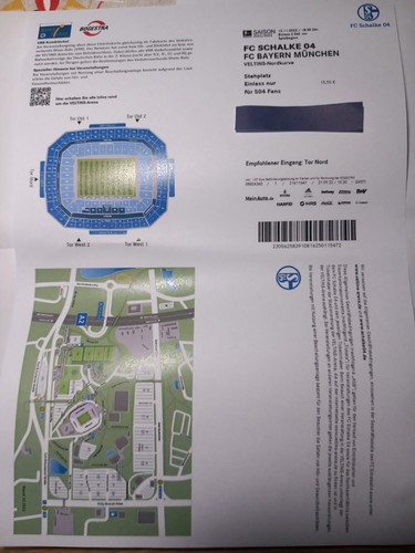 Ticket print home fußball - ,