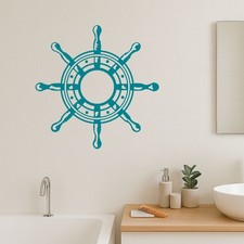 Steuerrad Wandtattoo Meer