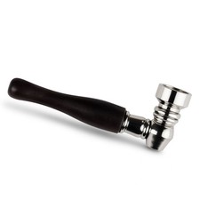 Holzpfeife Metall-Pfeife 9 cm