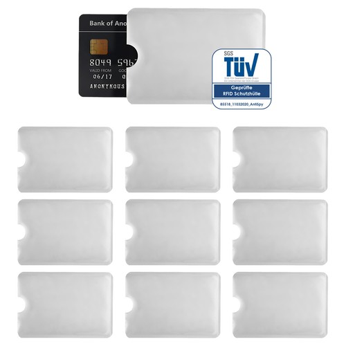 10x rfid schutzhülle - rfid, nfc