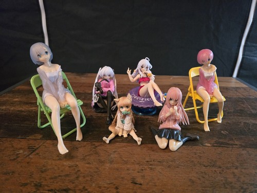 Anime figur set manga rem - figur,