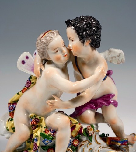 Meissen figur amoretten als - figur,