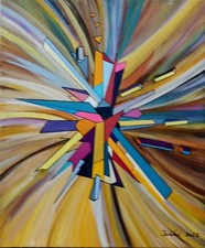  ABSTRAKTE Kunst Acryl auf