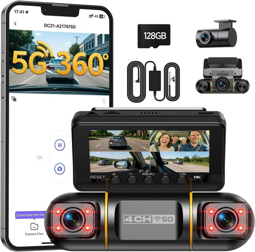 Lamtto kanal 1080p dash cam - 4,