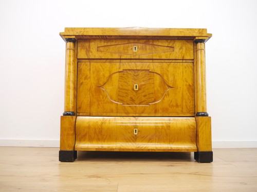 Biedermeier kommode birke - kommode,