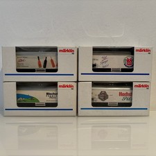 4x Märklin Werbewagen (Bierwagen + Weinwagen) H0 Konvolut