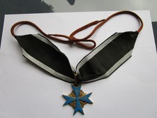 Pour le Merite am Halsband,Band   alte Sammleranfertigung!