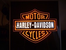 Leuchtreklame Leuchtkasten Leuchtwerbung Lichtwerbung Harley Davidson