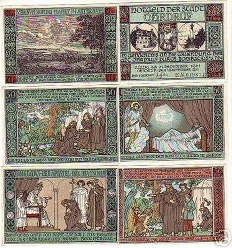 Banknoten notgeld der stadt - 6,