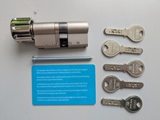 KESO 2500FP Knaufzylinder 30/35K inkl. 5 Schlüssel - mit Sicherungskarte