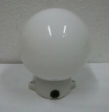 40er 50er Jahre Kugellampe Keramik Milchglas Keller Hof mid century 40s 50s 