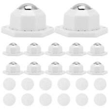 12 Stück Selbstklebende Möbelrollen Klein Kugelrollen Mini Rollen Drehbar Kugel