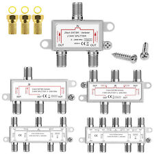 SAT Verteiler 100dB 5-2400 MHz Digital HD 4K für BK UniCable TV Radio Splitter