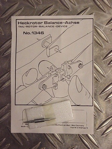 Heckrotor balance achse - heckrotor, balance-achse
