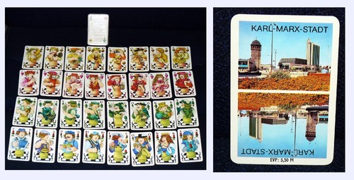 Ddr skatblatt karl - ddr, karl-marx-stadt