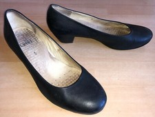 CAPRICE PUMPS FRAUEN DAMEN SCHUHE SCHWARZ 39 6 8 GEBRAUCHT GETRAGEN ECHT LEDER
