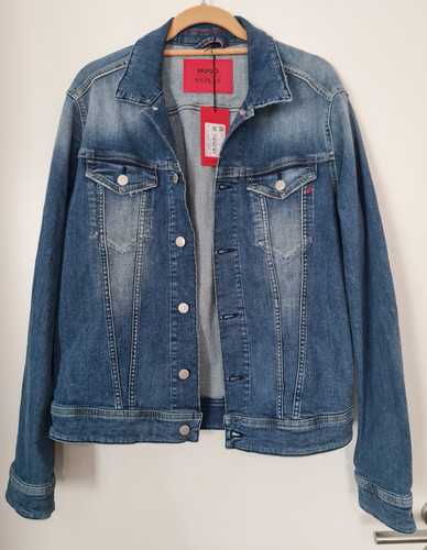 Hugo replay denim - jacke, blau