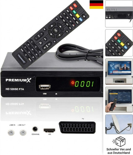 Premiumx satelliten receiver - premiumx, satelliten-receiver