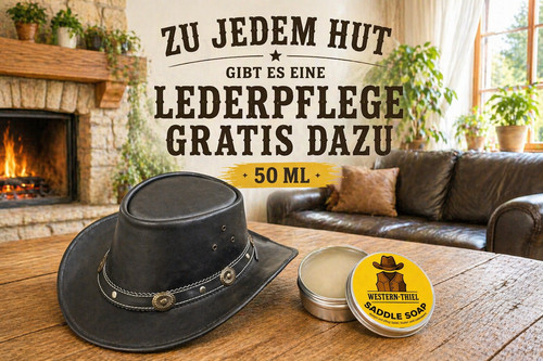 Lederhut western cowboy - lederhut,
